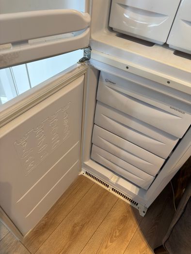 Inside fridge freezer