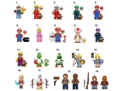 Nintendo + Video Game Minifigures
