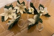 6 Christmas Napkin Ring Holders