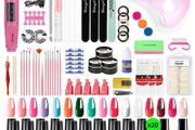 Gel Nail Set With Led UV Lamp Nail Drill Nail Polish Set Art Tools Kit DIY Large
