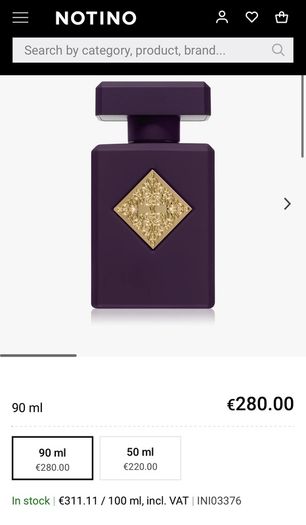 Side effect Initio 100 ml parfum