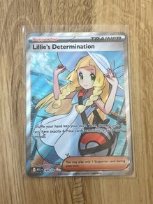 Lillies Determination Trainer Pokemon Card