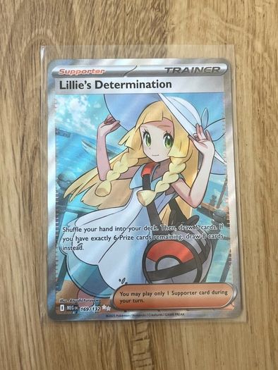 Lillies Determination Trainer Pokemon Card
