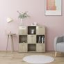 Book Cabinet Sonoma Oak 90x30x90 cm Chipboard Image 9