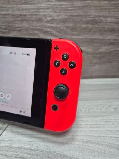 Nintendo Switch V2 32GB Handheld Console With Mix Joy-Cons - Excellent Condition