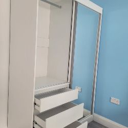 Wardrobe - Two Wardrobes - Total 280cm