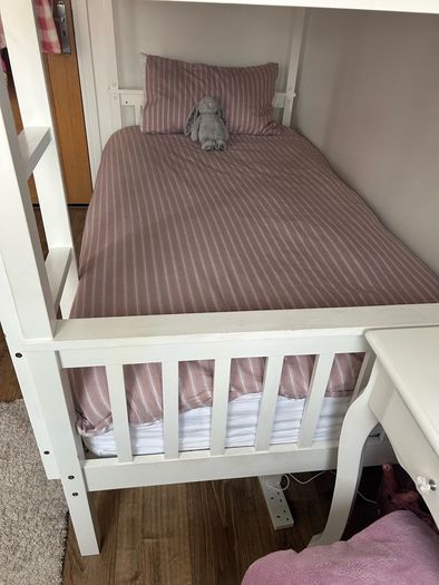 Bunk beds plus barely used mattresses
