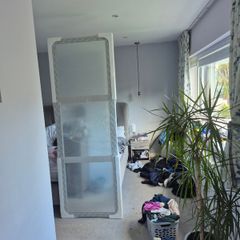 Sliding wardrobe doors glass