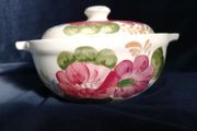 Vintage Tureen, vegetable dish, Simpsons pottery, Belle Fiore, pottery, tureen