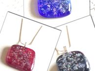 main image for ad Handmade Glass Sparkly Pendants - FREE DELIVERY
