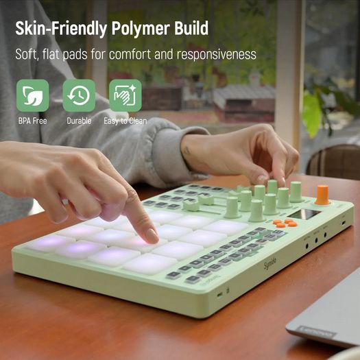 Synido TempoPAD C16 Wireless MIDI Controller Bluetooth Beat Maker MIDI 16-Pad