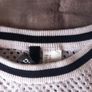 White Cropped Top with holes size Small Image 7