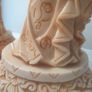 Vintage Matching pair of faux Ivory Oriental Style figures Image 3