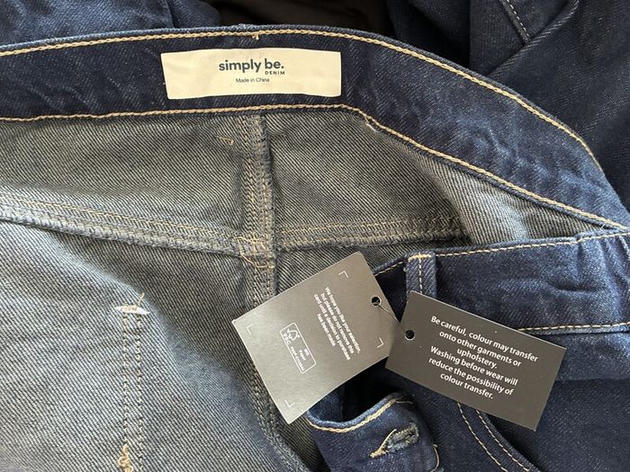 Brand-new Ladies Simply Be Indigo Barrel Leg Jeans
