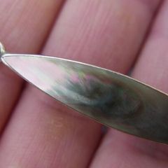 Vintage 925 Sterling Silver Pendant With Chain 5.1g L10,5"