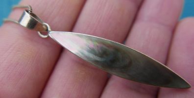 Vintage 925 Sterling Silver Pendant With Chain 5.1g L10,5"