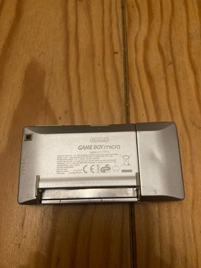 nintendo game boy micro silver console