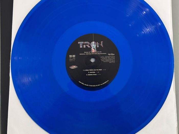 Tron. Special numbered edition Two Blue Vinyl albums