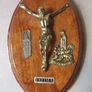 Vintage Fatima Religious Plaque Image 2