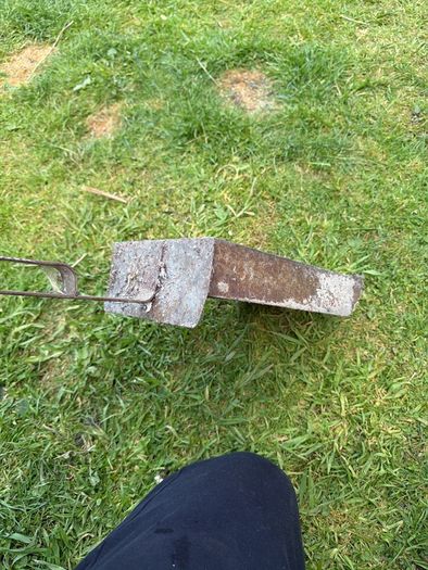 Old coal shovel