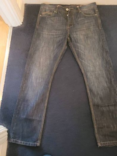 Mens Navy Jeans