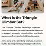 Leg&go triangle climbing set (pinkler triangle) Image 6