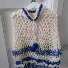 Girls crochet poncho