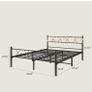 King Size Bed Frame with Headboard & lights Image 7