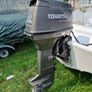 fishing boat with trailer and 50 hp engine Image 6
