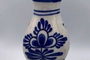 Vintage ceramic and pewter candlestick  holders