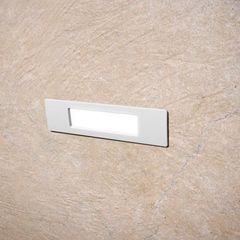LED Mains Recessed Wall Lights in White, Black or Grey