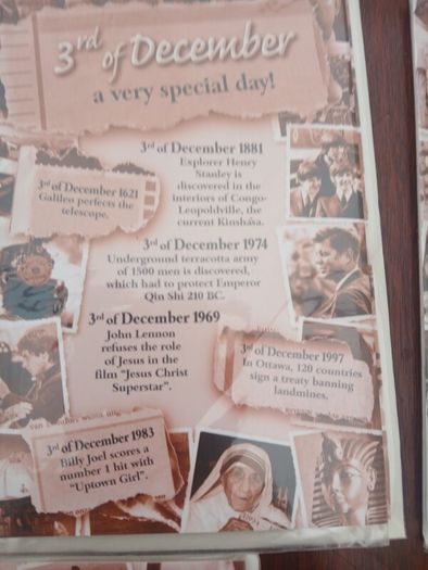 Birthday CardsBundle ,Educational & Interesting  Nov & December, Vintage Style
