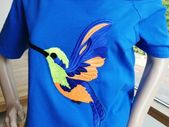 Top blue hummingbird ,universal size,  High Quality Clothes from Hola Boutique