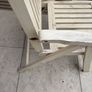 Wooden reclining deck chair Image 2