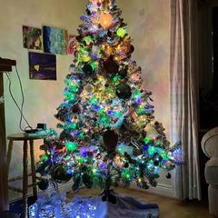 Christmas Bundle Tree and Lights and Garlands and Decorations