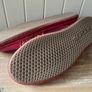 Women's shoes espadrilles Geox Respira canvas and leather flat shoes boho vibe size 5 Image 8