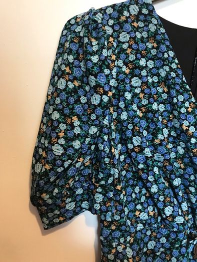 Emily and Me navy print dress size 10 New with tags