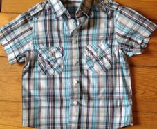 Age 3 Short Sleeved Blue