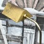 Vintage Mid-Century Brass Banker / Desk Lamp Image 3