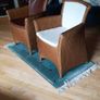 Pair of Vincent Sheppard armchairs with cushions Image 2