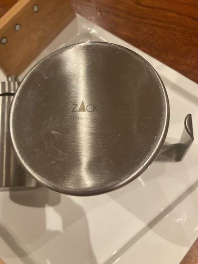 Zack 18 - 10 Stainless Steel Jug and Matching Sugar Holder with funnel