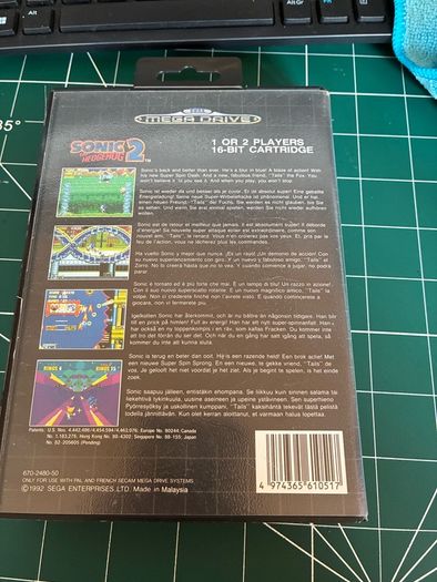 Sonic the Hedgehog 2 Sega Megadrive