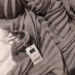 brand new Dunnes silver scarf