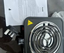 FLARE Electric Coal Burner + TOM COCO27 Coconut Charcoal (54 Cubes) Complete Shisha Starter Set