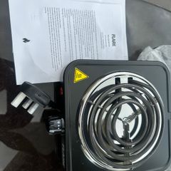 FLARE Electric Coal Burner + TOM COCO27 Coconut Charcoal (54 Cubes) Complete Shisha Starter Set