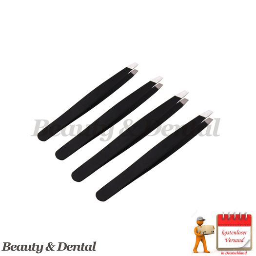 4x Stainless Steel Tweezers Eyebrow Tweezers Eyebrow For Womens