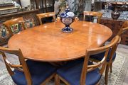 Art Deco Style Cherry Wood Dining Table