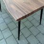 Nordina Home Altana Wavy Dining Table - Walnut (120 x 70 cm) Image 5