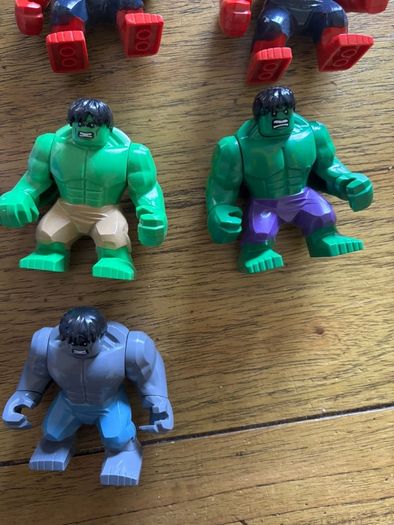 Lego compatible bundle of hulk maxi figures