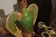 Vintage Ceramic Eagle Liquor Bottle
